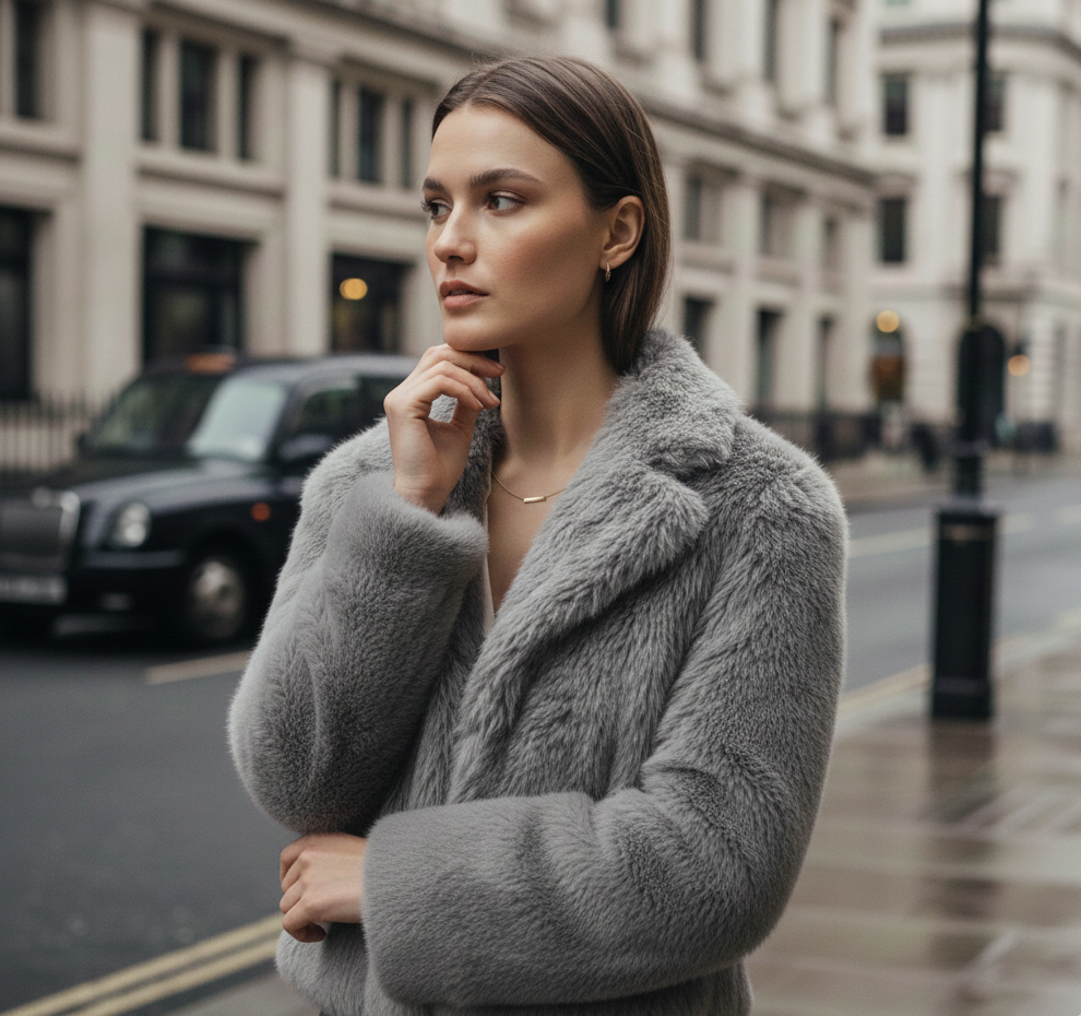 Lunelle Faux Fur Jacket