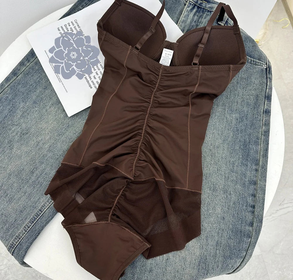 Light Sculpt Bodysuit with Built-In Bra