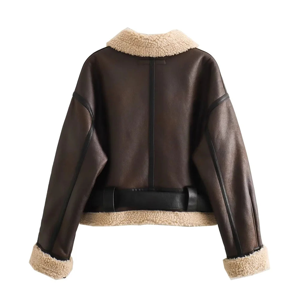 Aurora Faux-Fur Collar Jacket