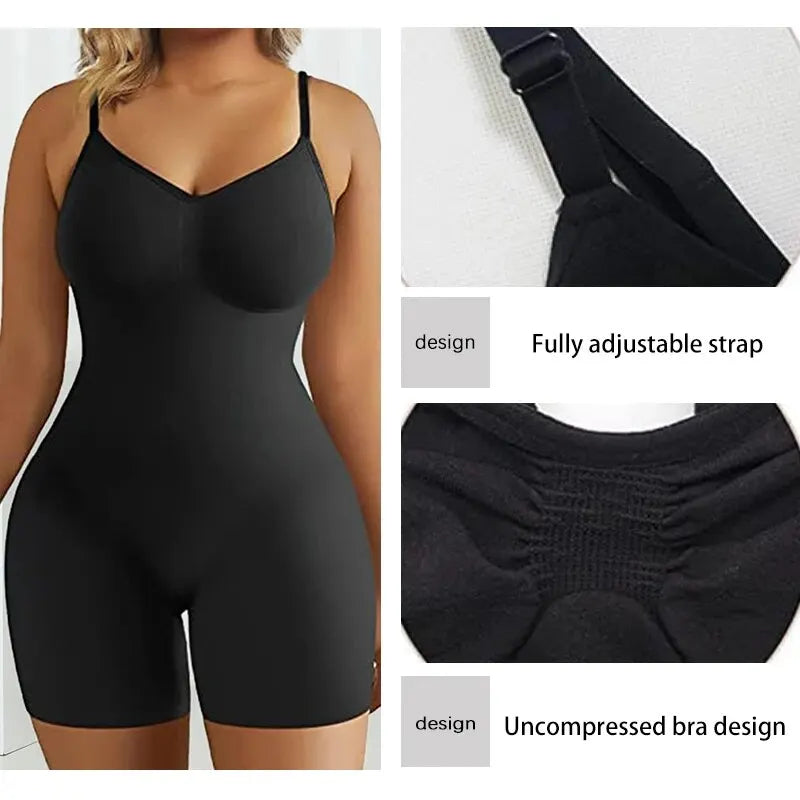 High Waist Seamless Shapewear Bodysuit