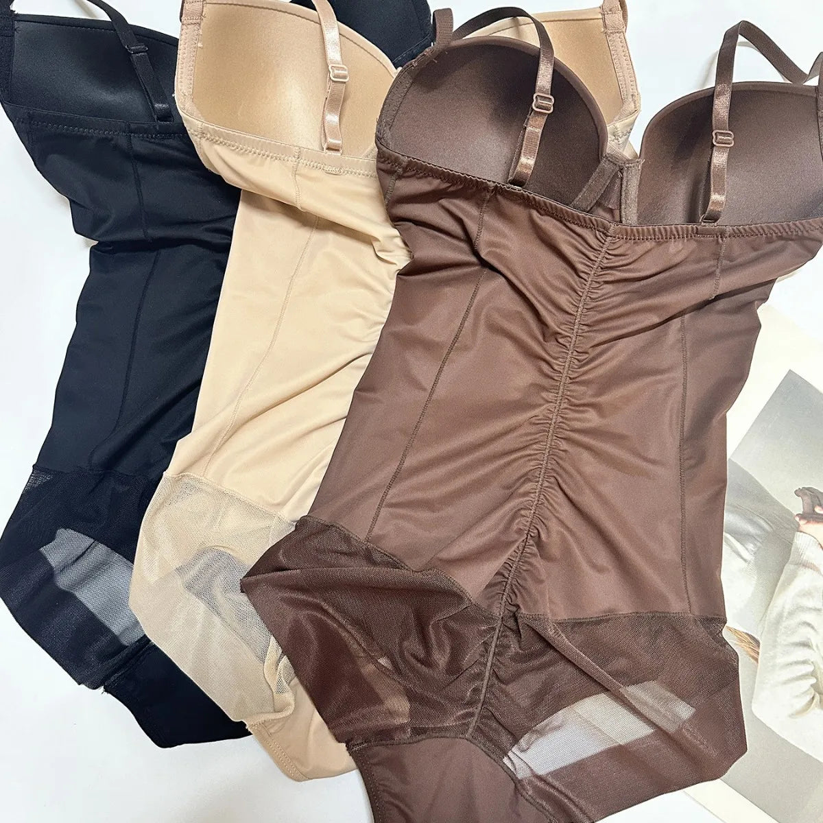 Light Sculpt Bodysuit with Built-In Bra