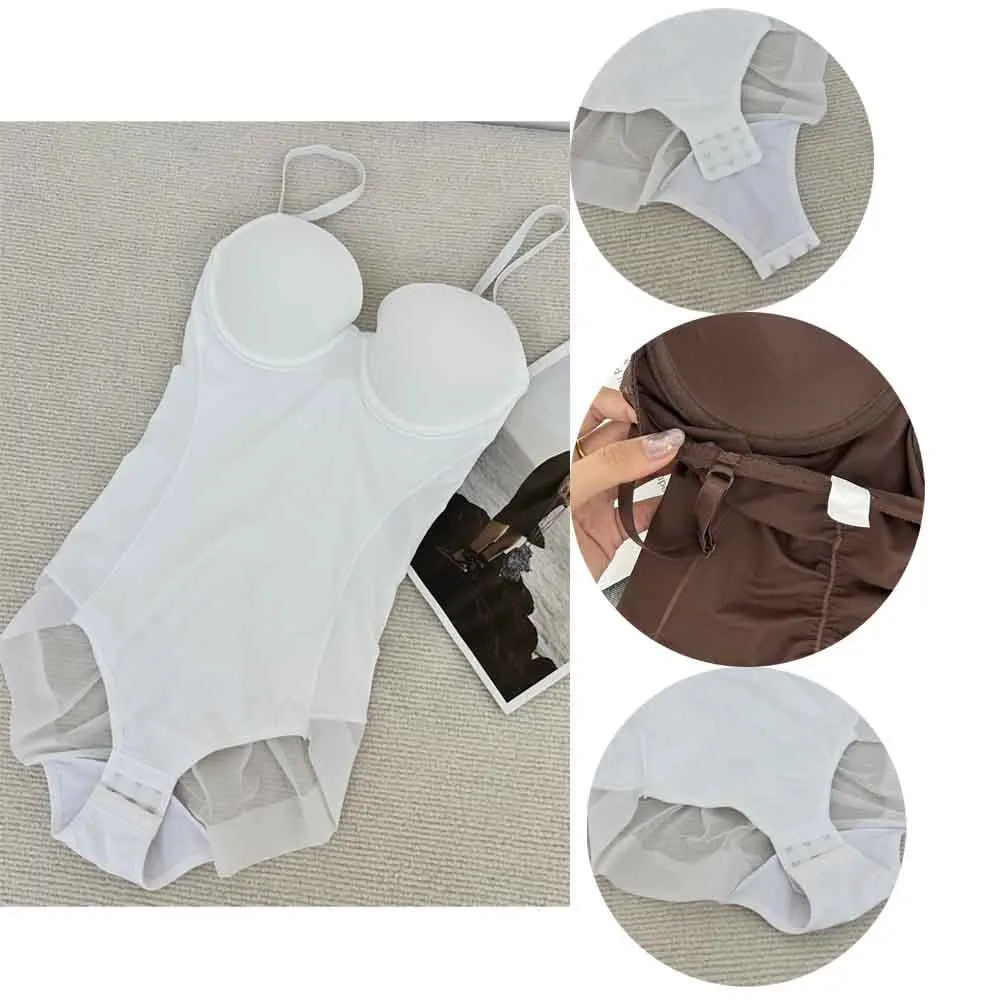 Light Sculpt Bodysuit with Built-In Bra