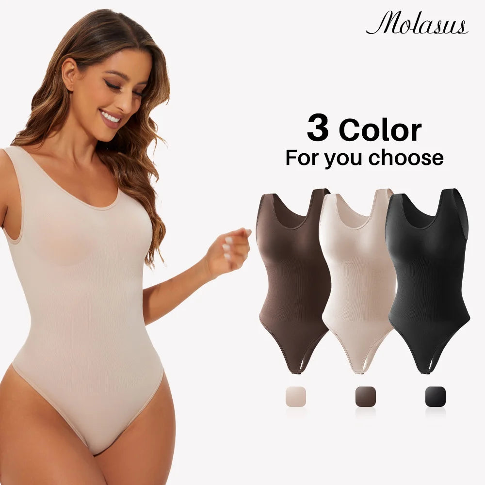 Molasus™ Seamless Sculpt Thong Bodysuit