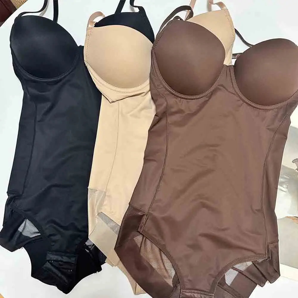 Light Sculpt Bodysuit with Built-In Bra