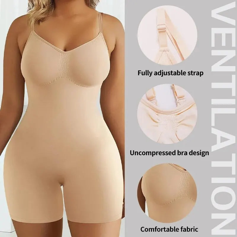 High Waist Seamless Shapewear Bodysuit